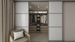 8 Vgradne omare v garderobni sobi