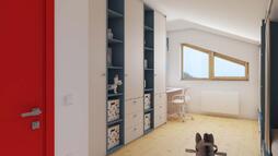 Vgradna omara v mansardi