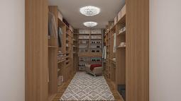 garderobna soba za manjsi prostor