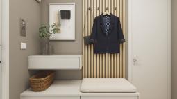 klop in obešalna stena za predsobo