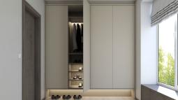 omara s klasičnim odpiranjem v predsobi