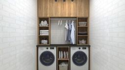 omara z pralnim strojem brez vrat