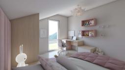 otroška soba v mansardi