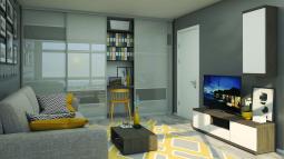 pisalna miza v vgradni omari