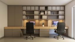 pisarna z dvema delovnima mestoma