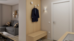 pohištvo v predsobi garsonjere