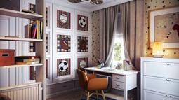 sport themed teenager bedroom 665x436