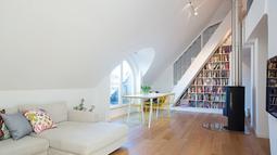 swedish modern house living space 600x399