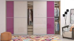 vijolcno bela kombinacija drsnih vrat